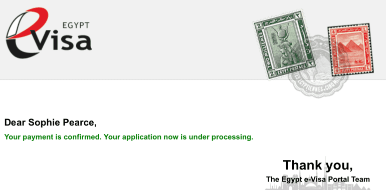 Travel Visa to Egypt from the UK